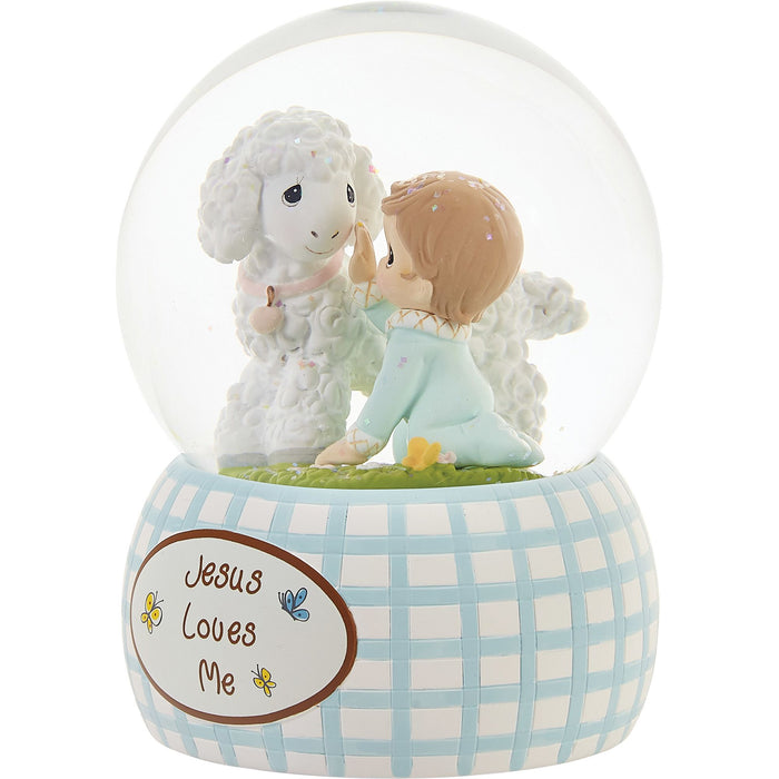 Baby Boy With Lamb Waterball