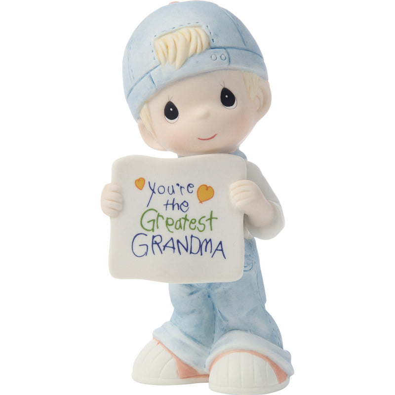 Boy w/ Grandma Sign Fig