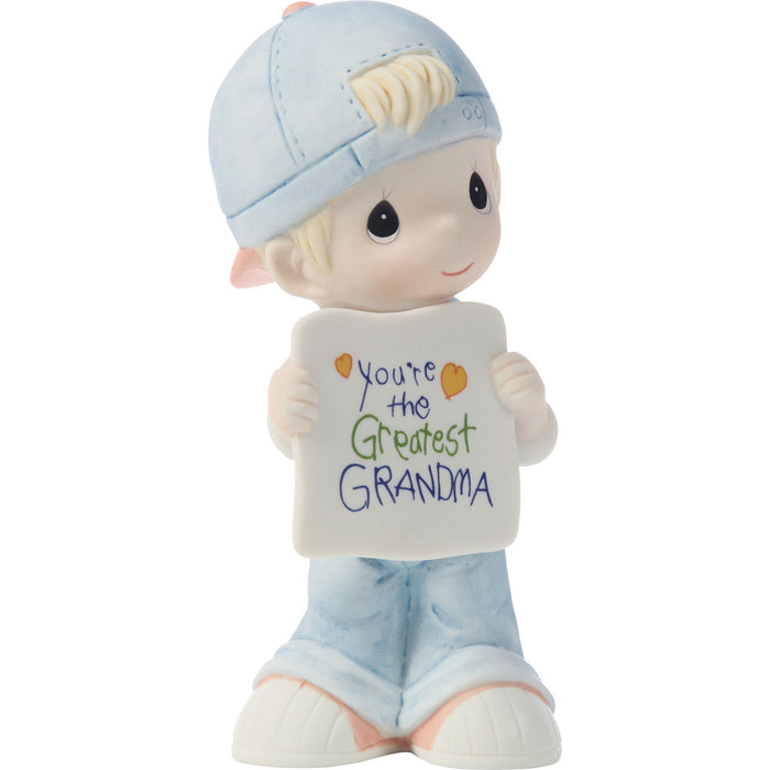 Boy w/ Grandma Sign Fig