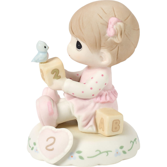 Brun. Girl w Blocks  Age 2 Fig