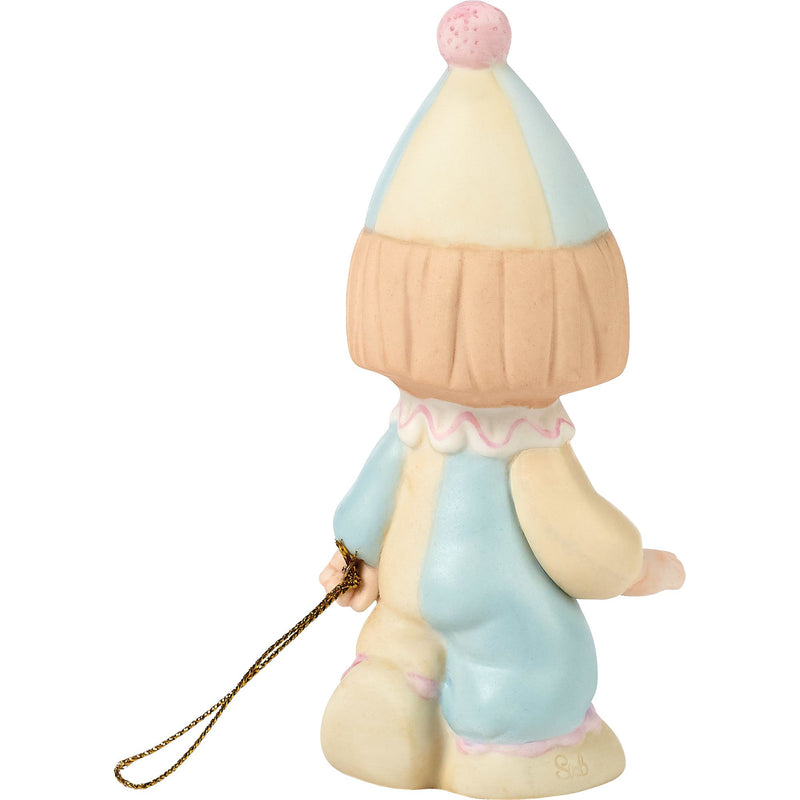 Birthday Train Clown Figurine