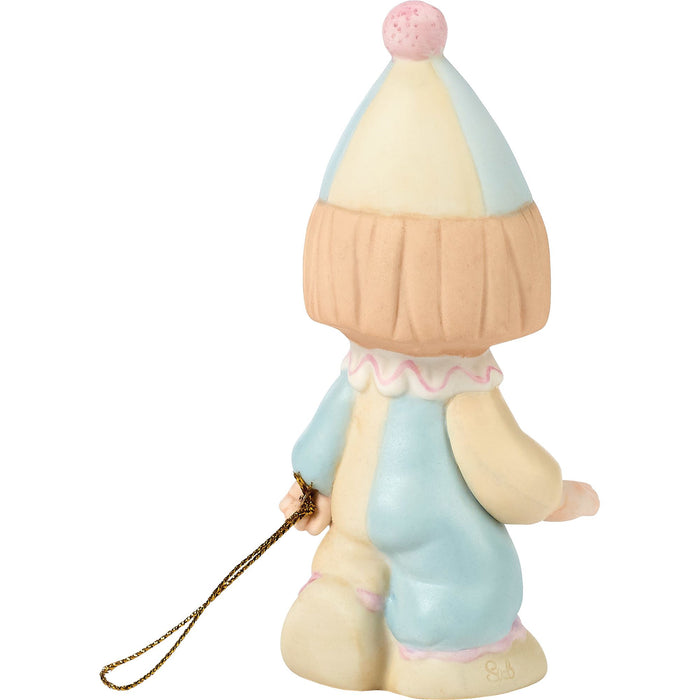 Birthday Train Clown Figurine