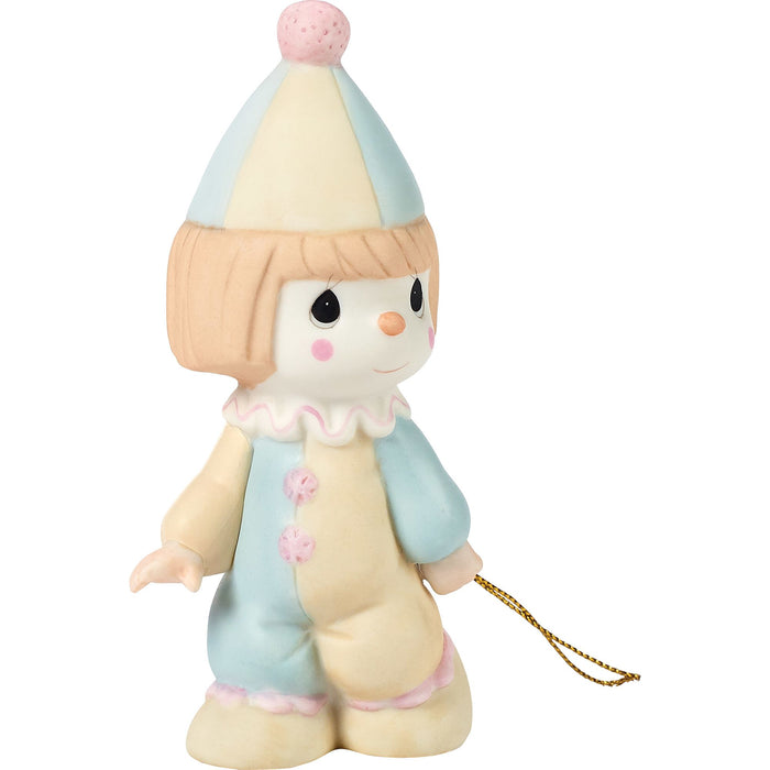 Birthday Train Clown Figurine