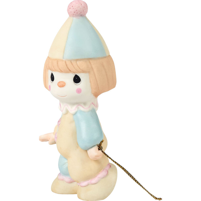 Birthday Train Clown Figurine