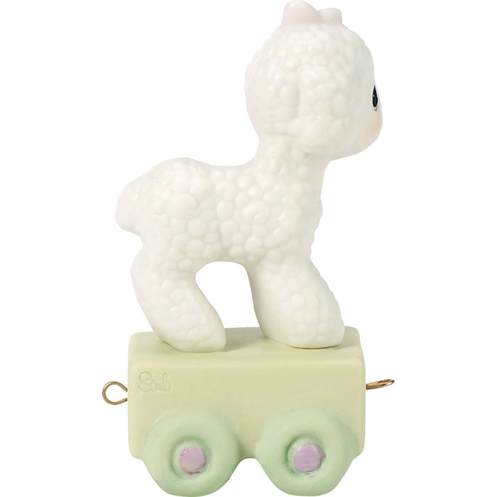 Bday Train Lamb Age 1 Figurine