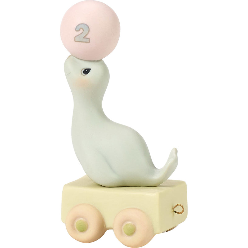 Bday Train Seal Age 2 Figurine