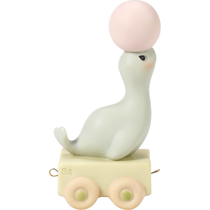 Bday Train Seal Age 2 Figurine