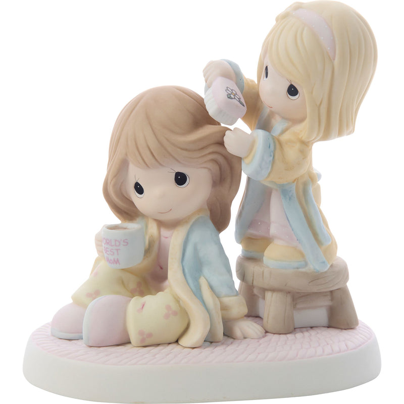 Girl Brushing Mom's Hair Fig