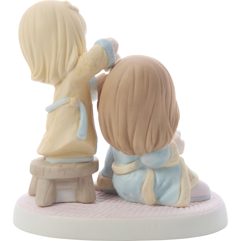 Girl Brushing Mom's Hair Fig