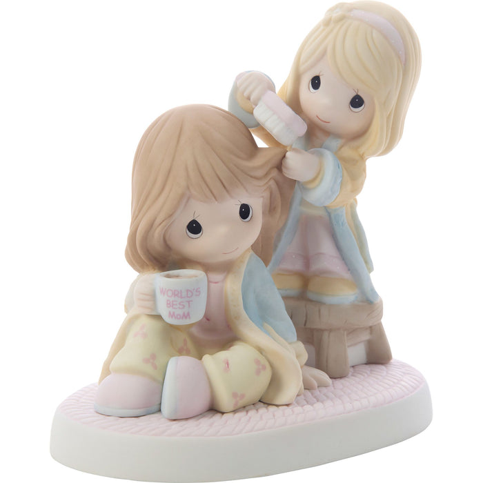 Girl Brushing Mom's Hair Fig