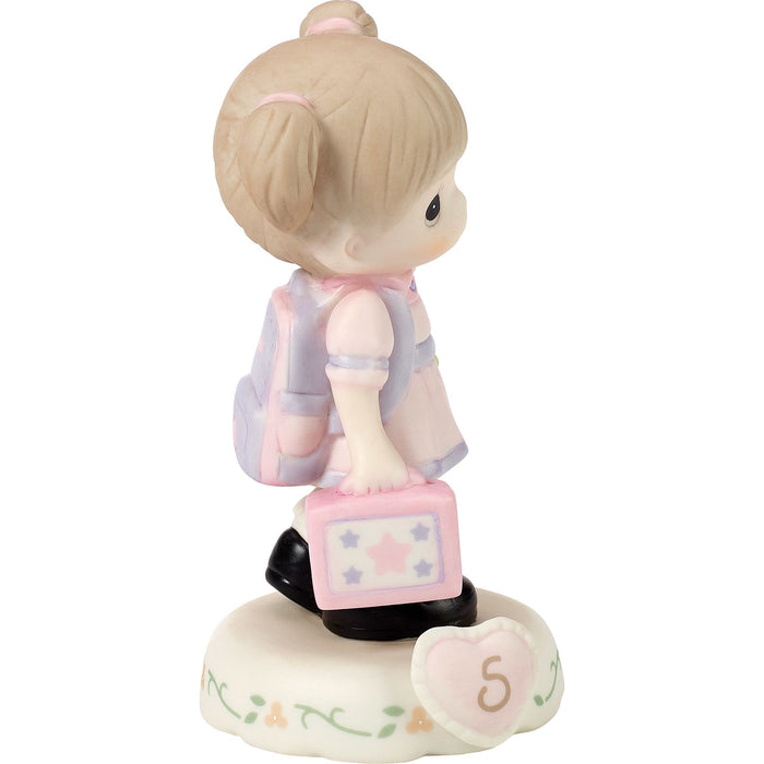 Girl With Books Age 5 Figurine