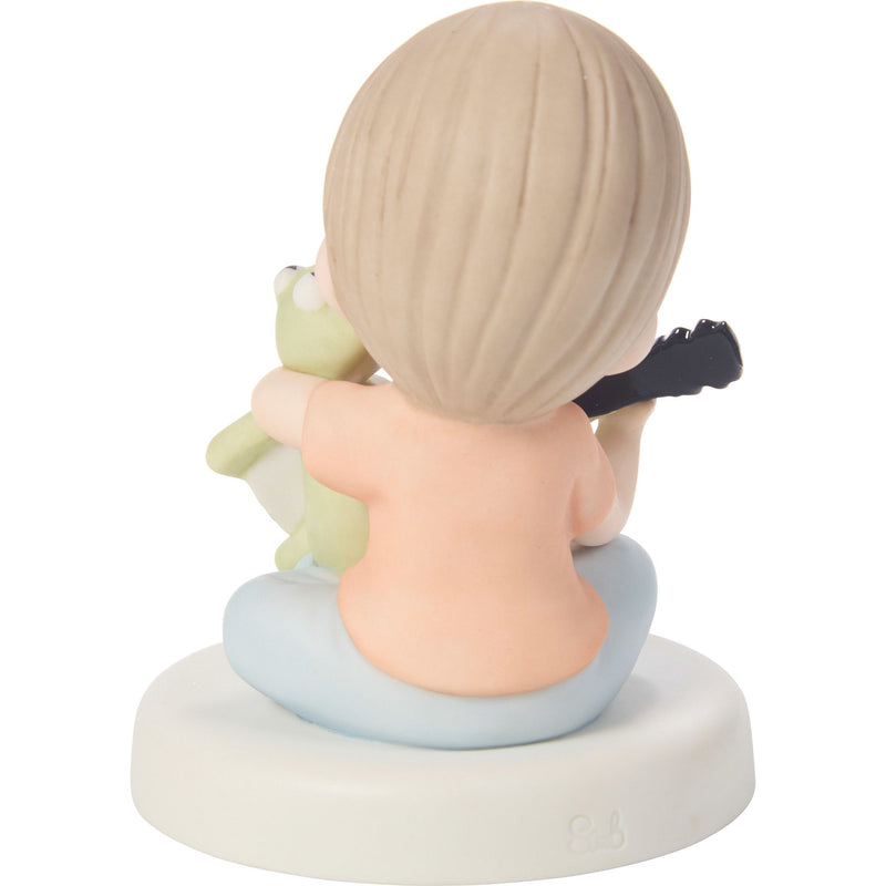 Boy With Kermit Figurine