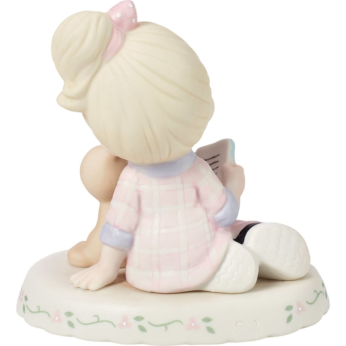 Girl Book w Kitten 13 Fig