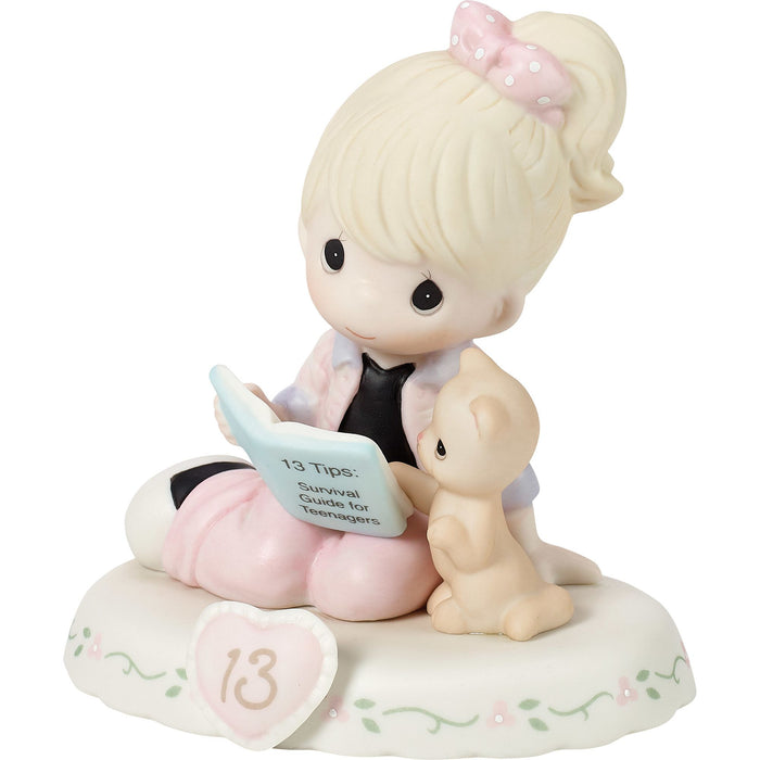 Girl Book w Kitten 13 Fig