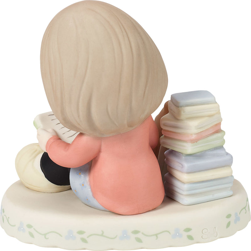 B. Girl w Books 15 Figurine