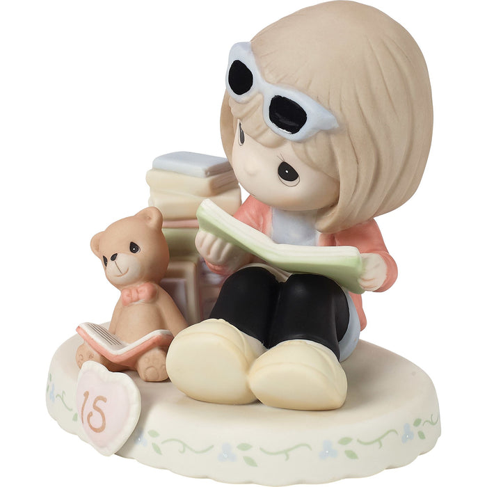 B. Girl w Books 15 Figurine