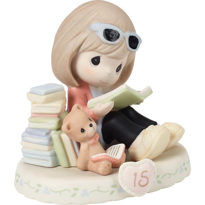 B. Girl w Books 15 Figurine