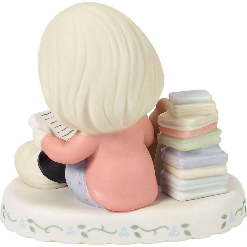 Girl w Books Age 15 Figurine
