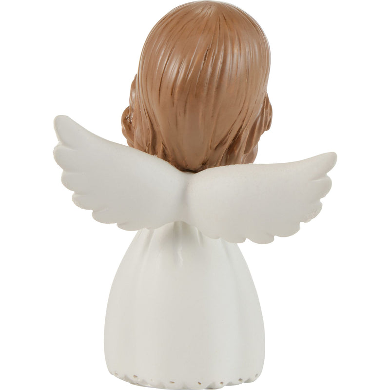 Mini Angel Holding Flowers Fig