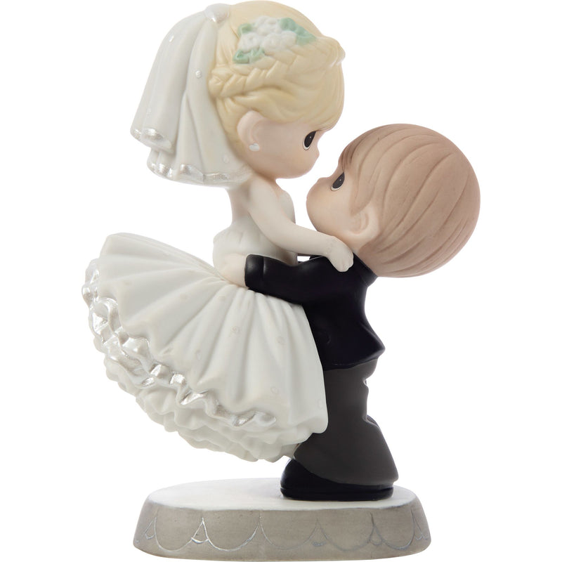Groom Lifting Bride Figurine