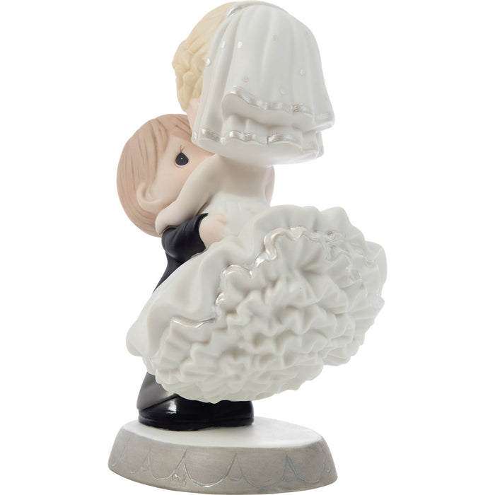 Groom Lifting Bride Figurine