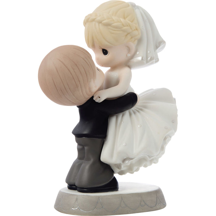 Groom Lifting Bride Figurine