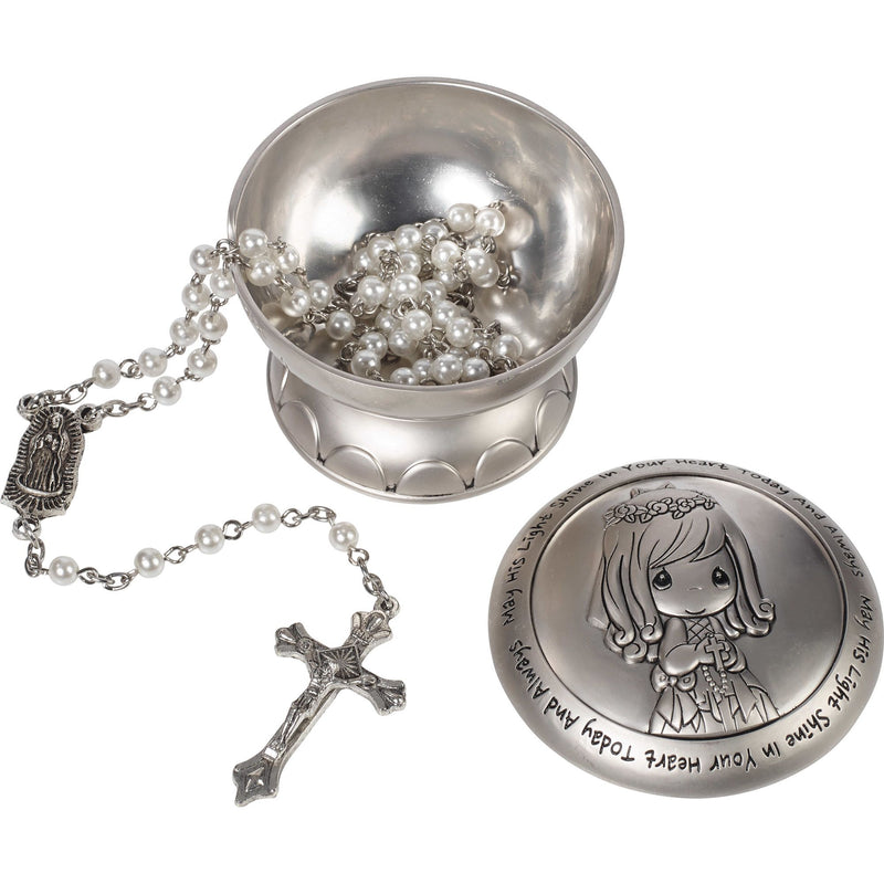 Set/2 Girl Comm Box w Rosary