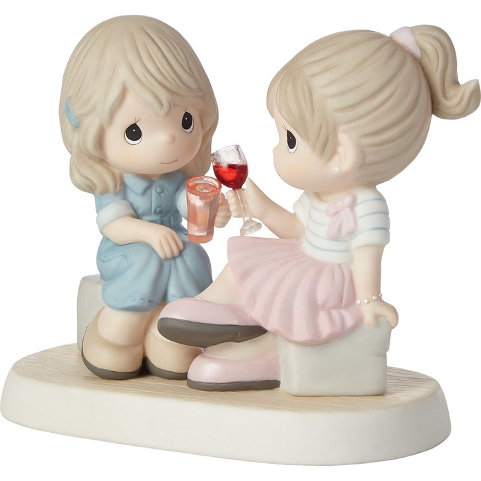 Two Friends Toasting Figurine