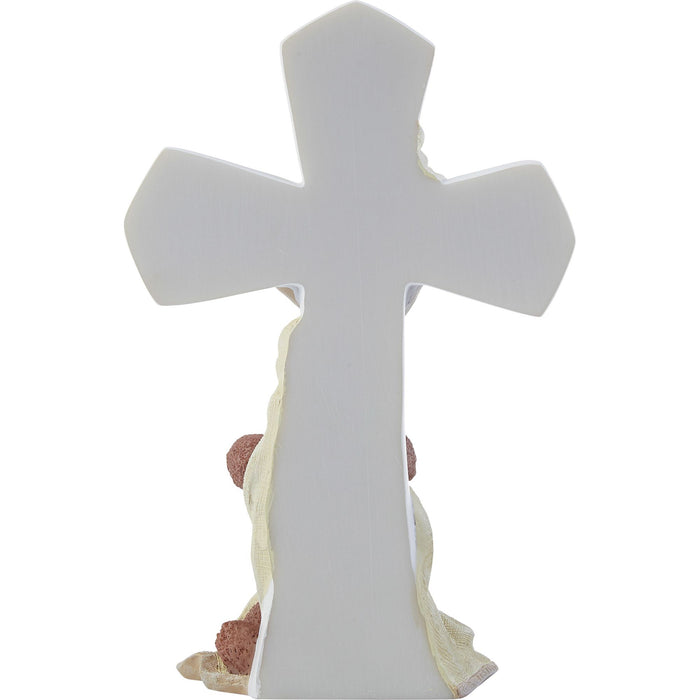 Jesus Loves Me Cross with Bear