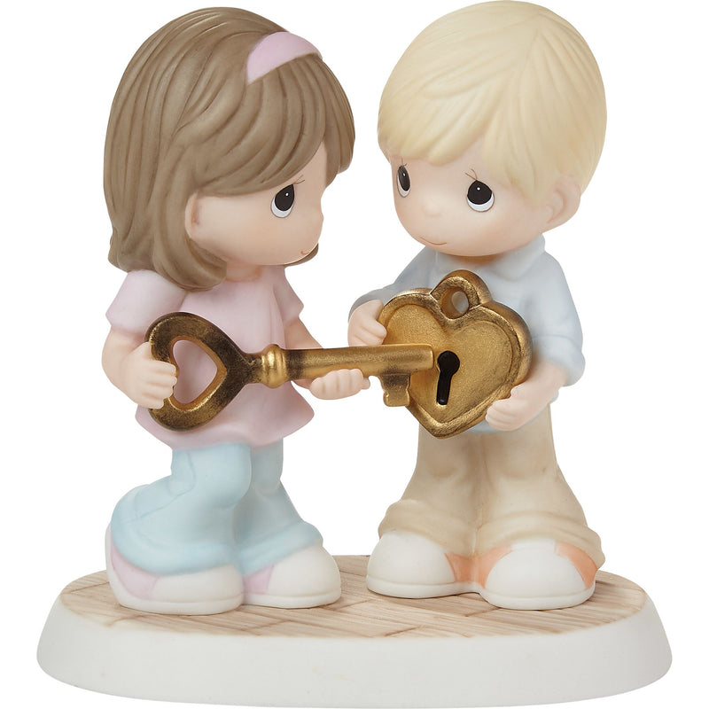 Couple Hlding Heart Lock Fig