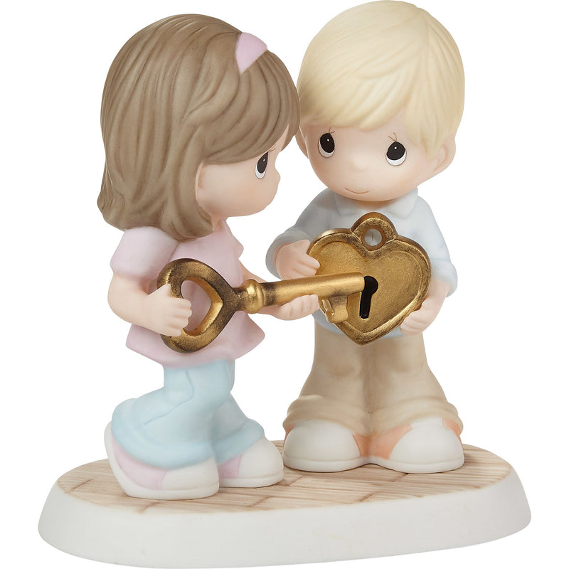 Couple Hlding Heart Lock Fig
