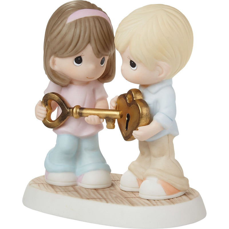 Couple Hlding Heart Lock Fig