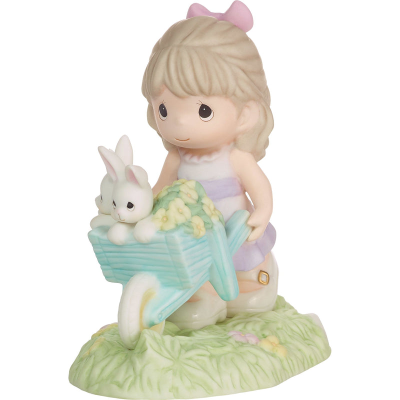 Girl w Wheel Barrow Bunny Fig