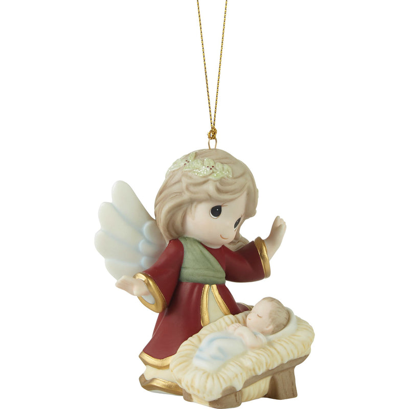 Angel With Baby Jesus Ornament