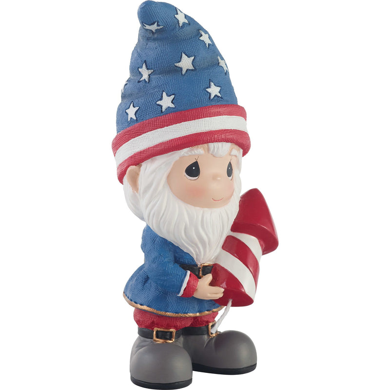 Gnome Holding Firecracker Fig