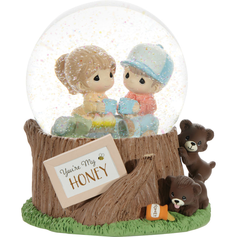 Love Campng Musical Snow Globe