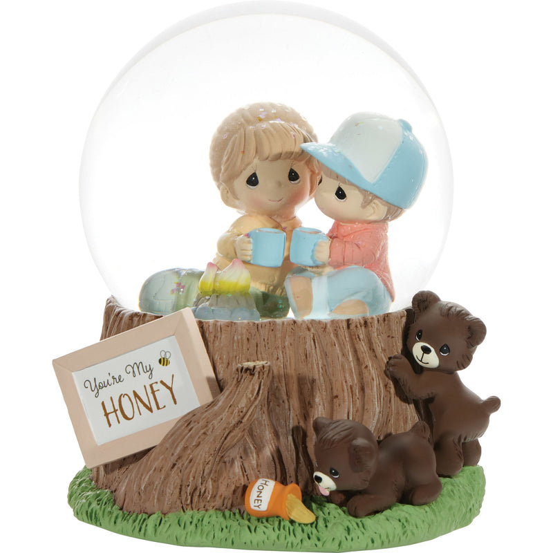 Love Campng Musical Snow Globe
