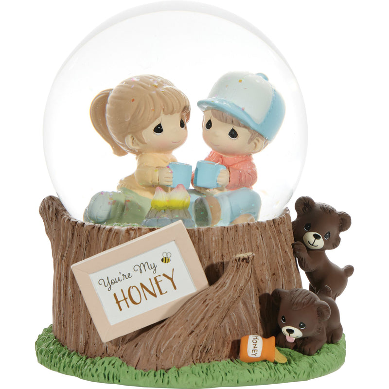 Love Campng Musical Snow Globe