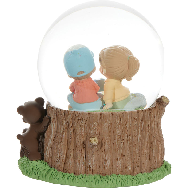 Love Campng Musical Snow Globe