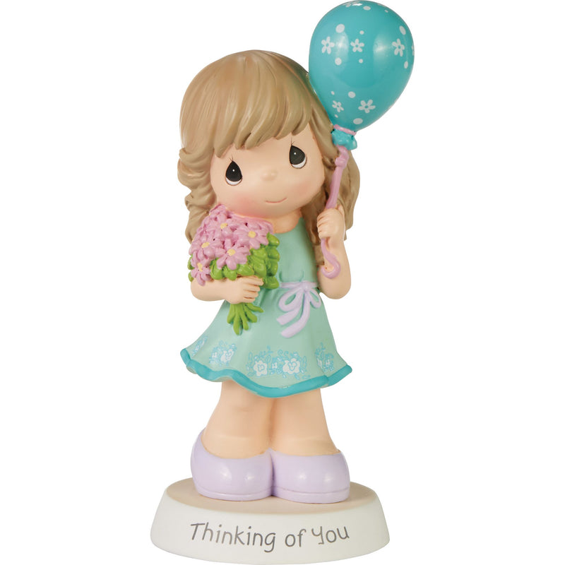 Girl w Balloon and Flowers Fig