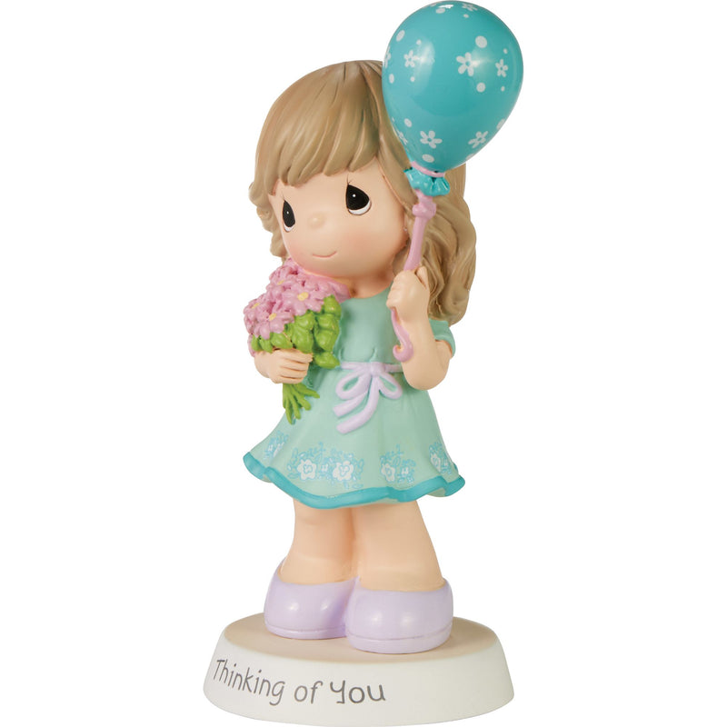 Girl w Balloon and Flowers Fig
