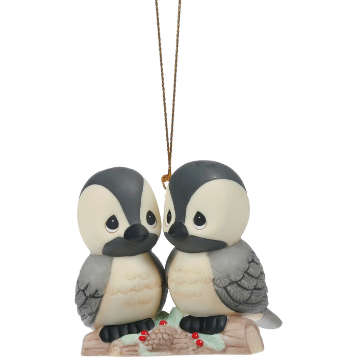 Christmas Bird Couple Ornament