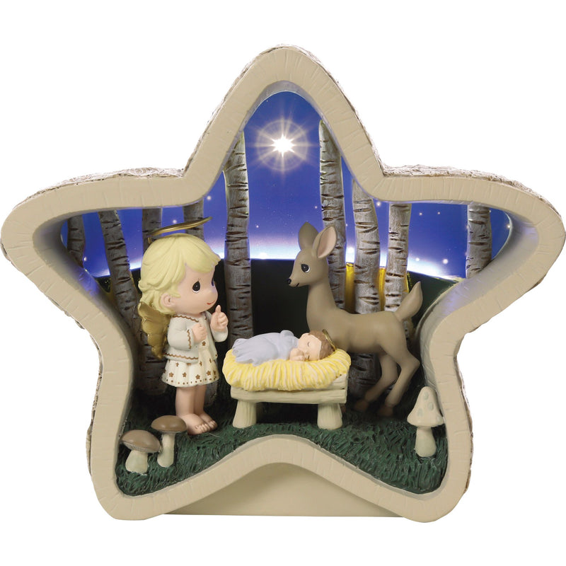 Angel Praying Jesus LED Fig