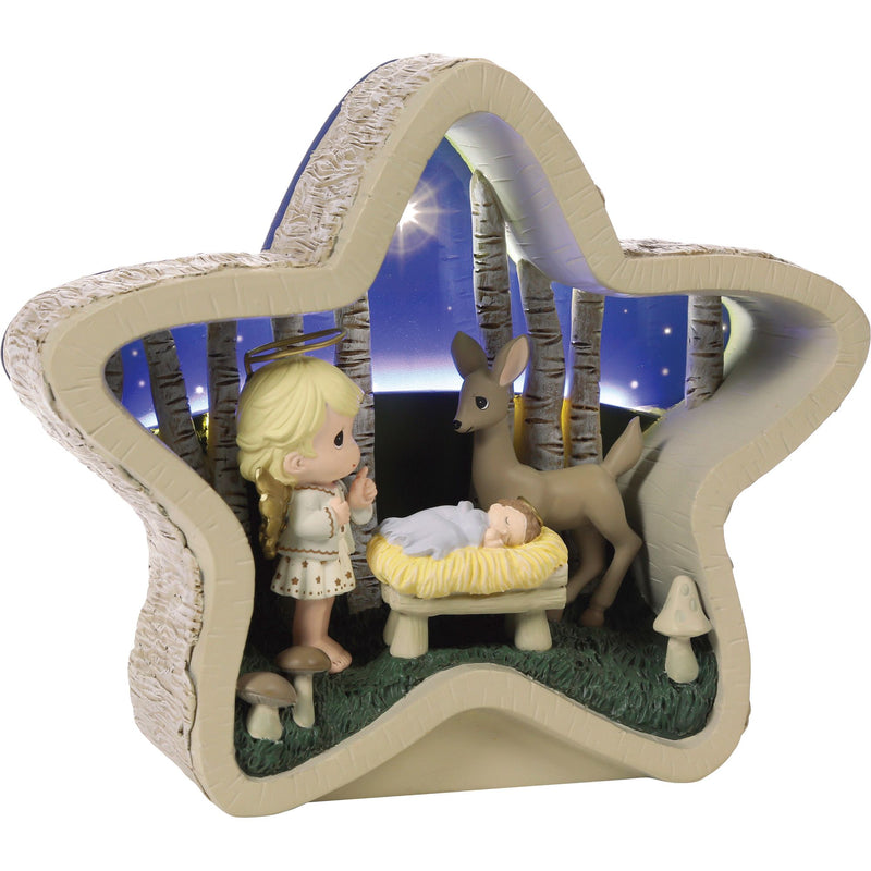 Angel Praying Jesus LED Fig