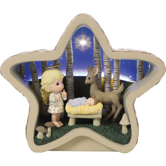 Angel Praying Jesus LED Fig