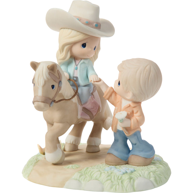 Ltd Ed Couple Riding Horse Fig