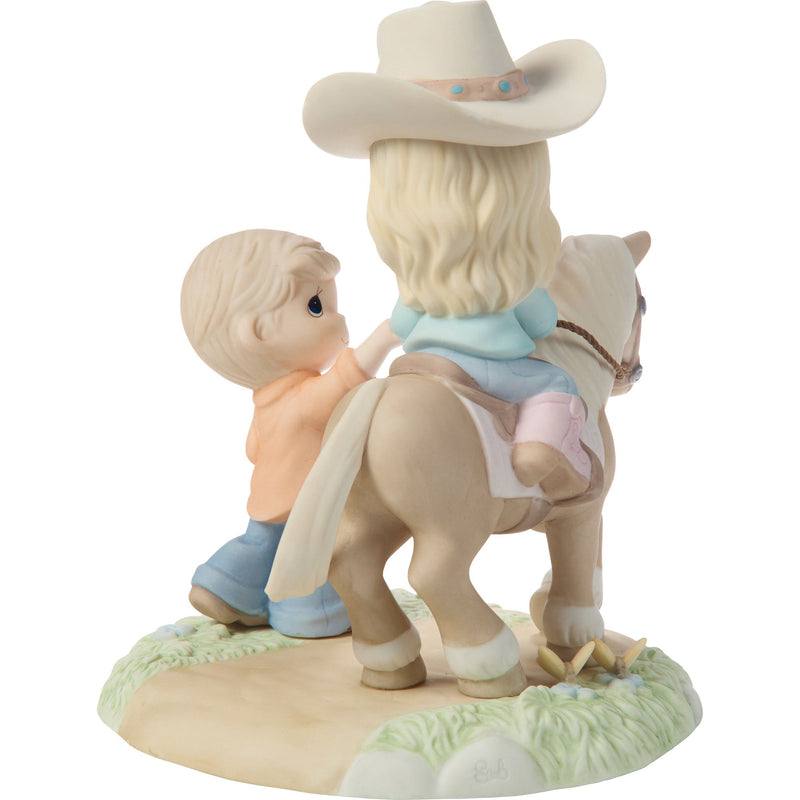 Ltd Ed Couple Riding Horse Fig