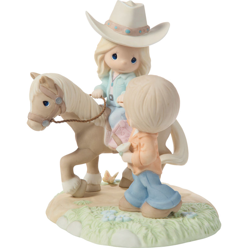 Ltd Ed Couple Riding Horse Fig
