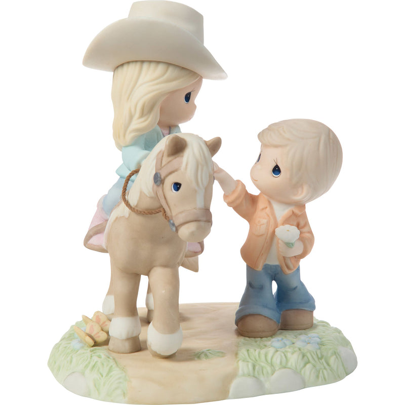 Ltd Ed Couple Riding Horse Fig