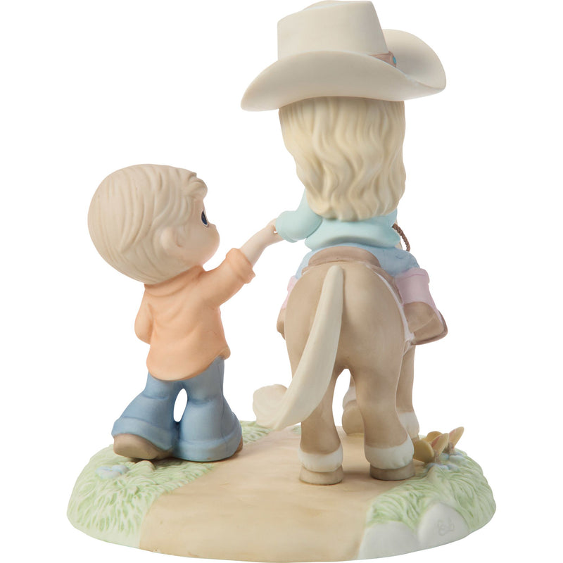 Ltd Ed Couple Riding Horse Fig